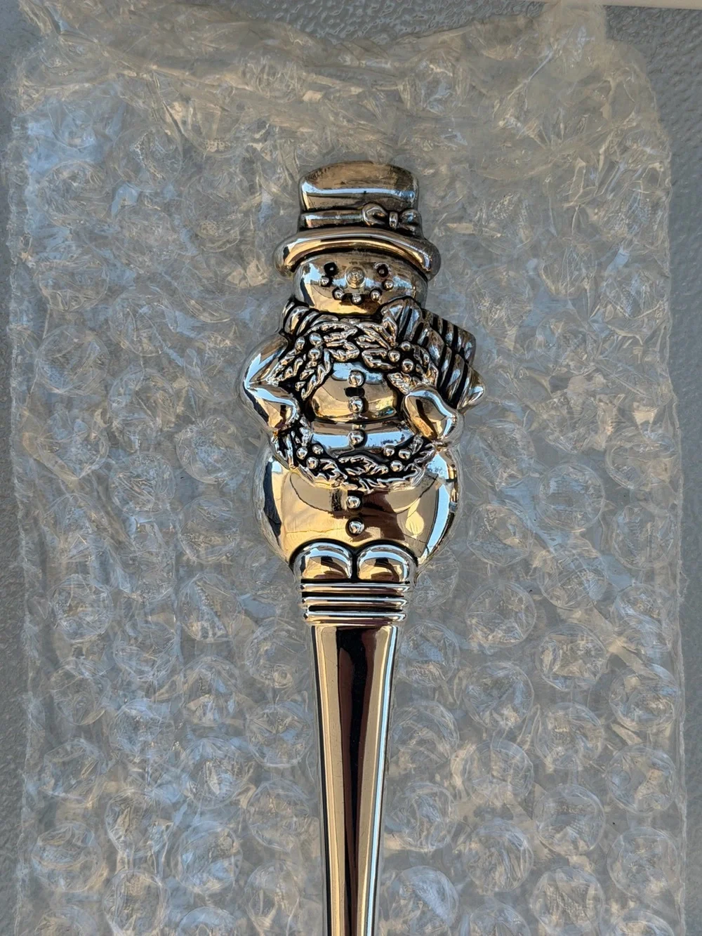 International Stainless Steel Christmas Serving Set in Silver